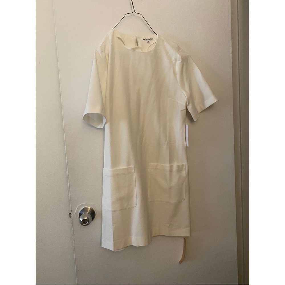Reformation NWT White Dress Size Medium